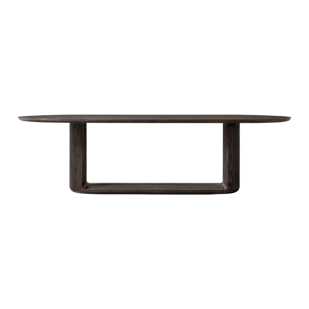Almara Oval Solid Wood Dining Table (5 Sizes)