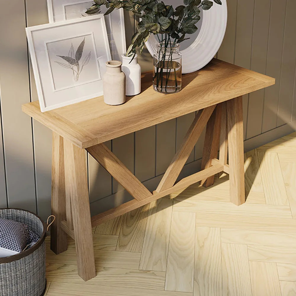 Alto Oak Console Table
