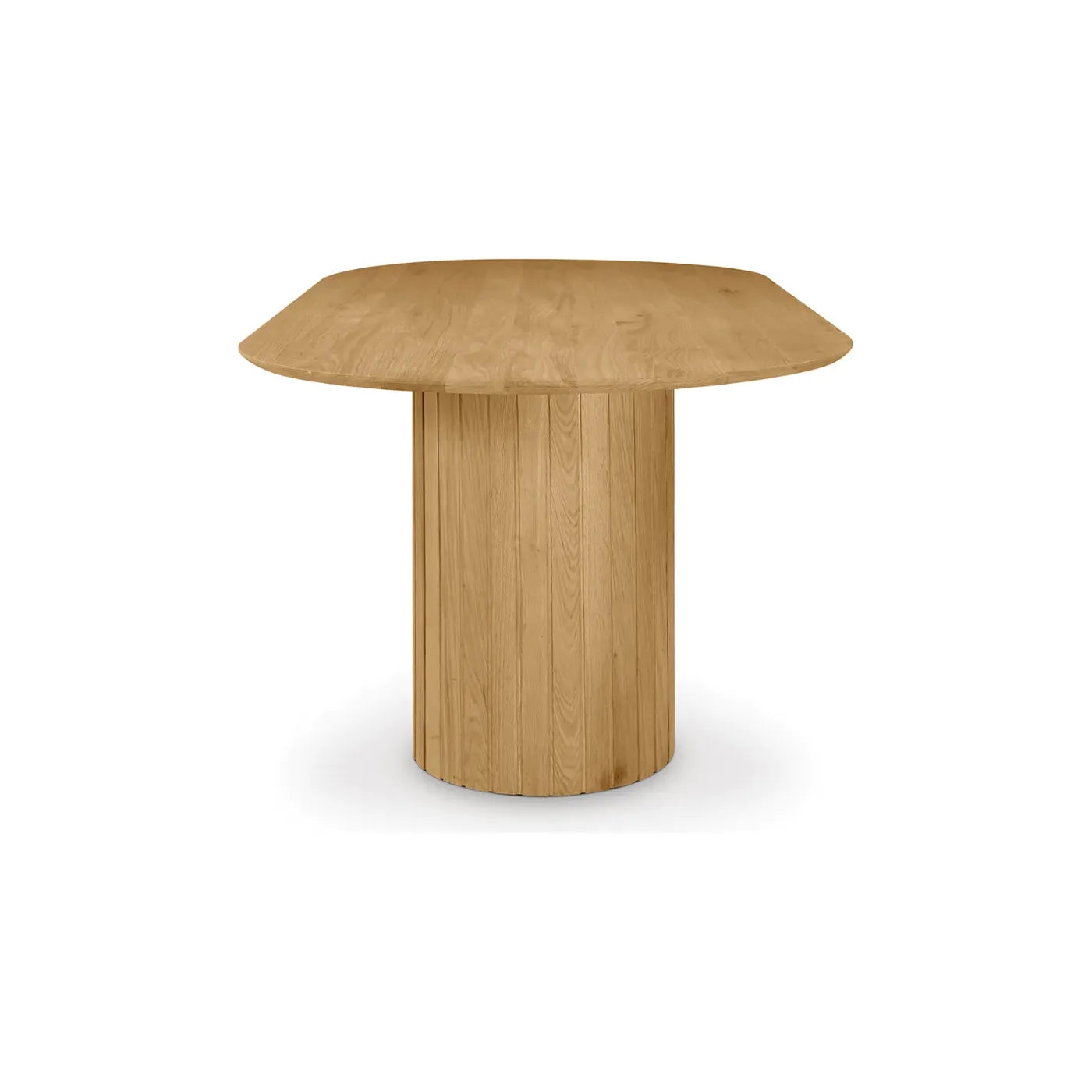 طاولة طعام من خشب البلوط المائي