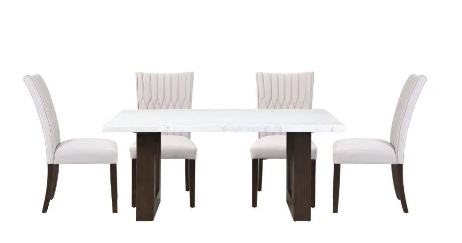 طاولة طعام رخام أستريد