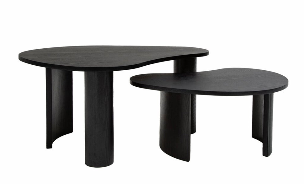 Axton Black Nesting Coffee Table Set