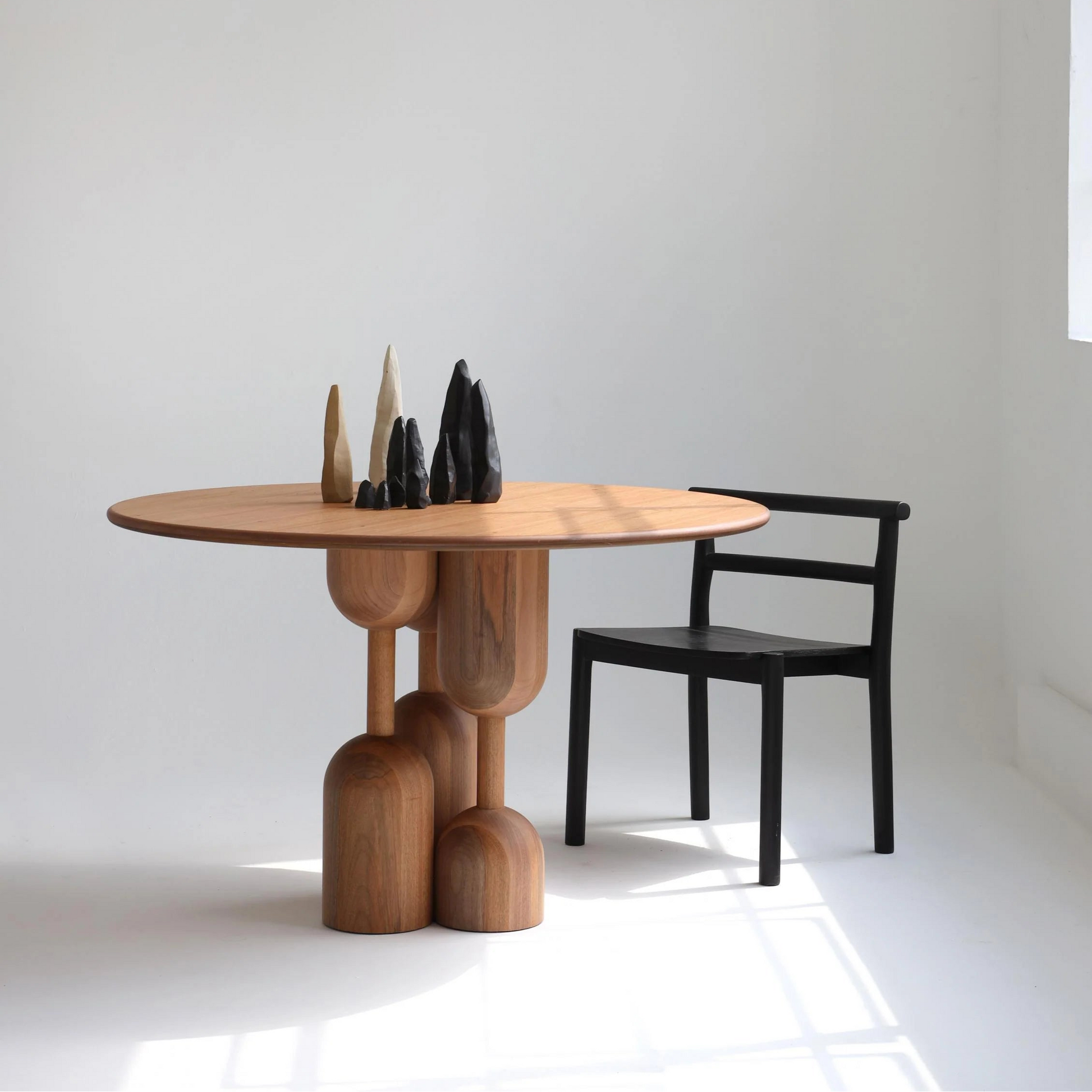 Baoma Solid Wood Round Table (4 Sizes)