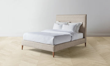 Bivo Beige Upholstered Bed (3 Sizes)