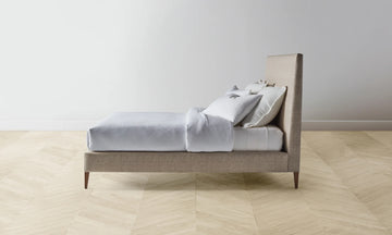 Bivo Beige Upholstered Bed (3 Sizes)
