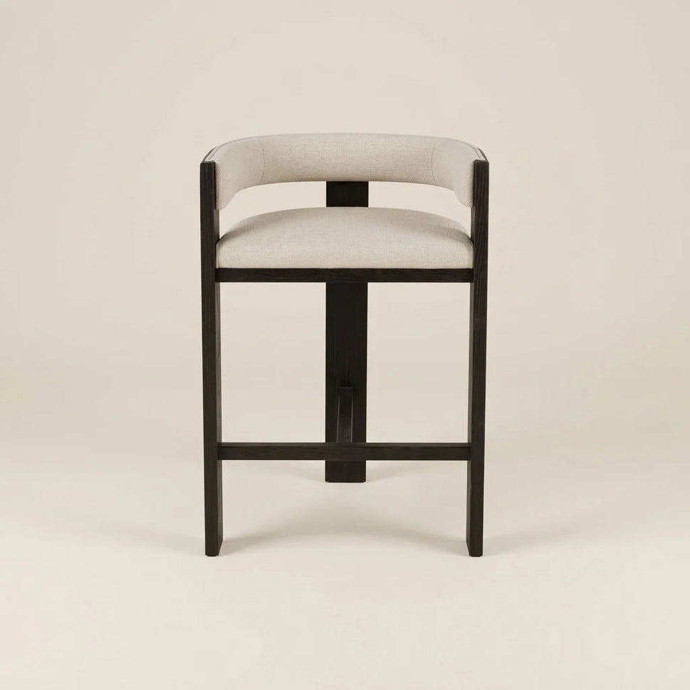 Brayden Black Wooden Bar Stool
