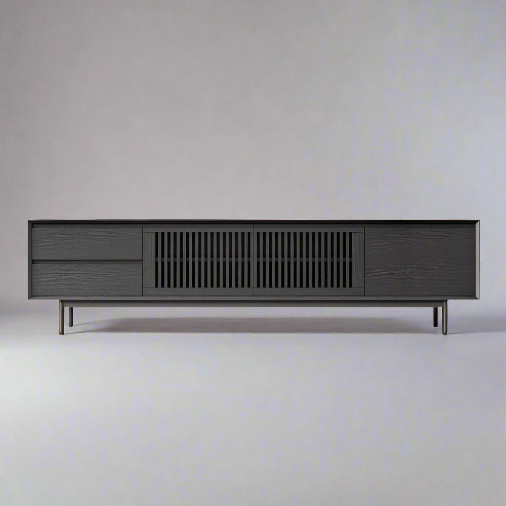 Droven Oak Veneer Media Console