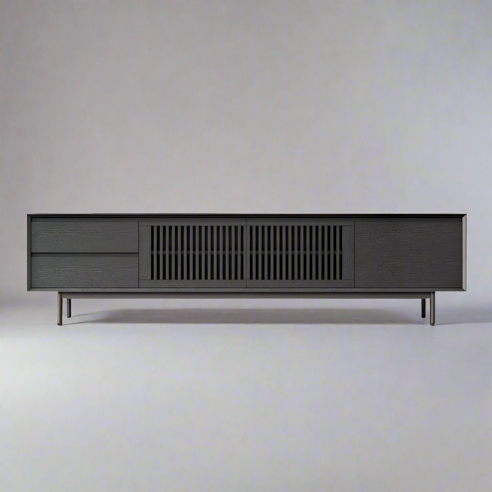 Droven Oak Veneer Media Console