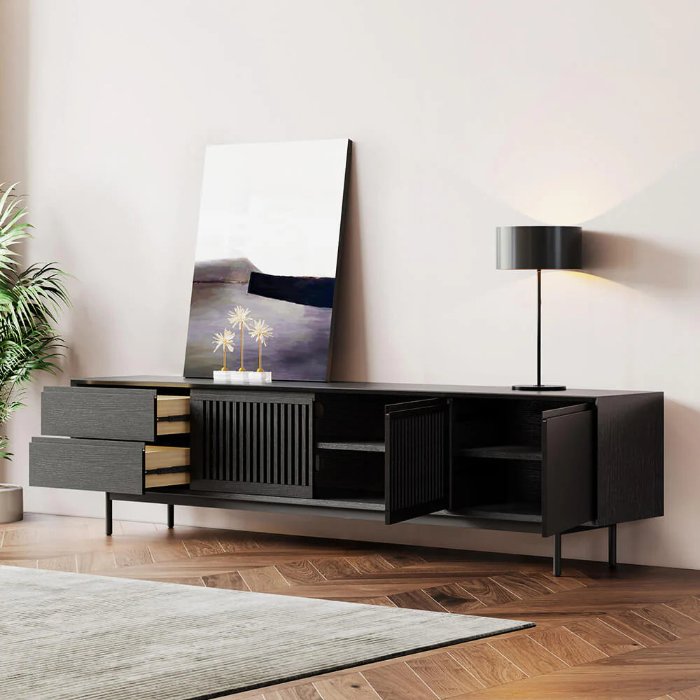 Droven Oak Veneer Media Console