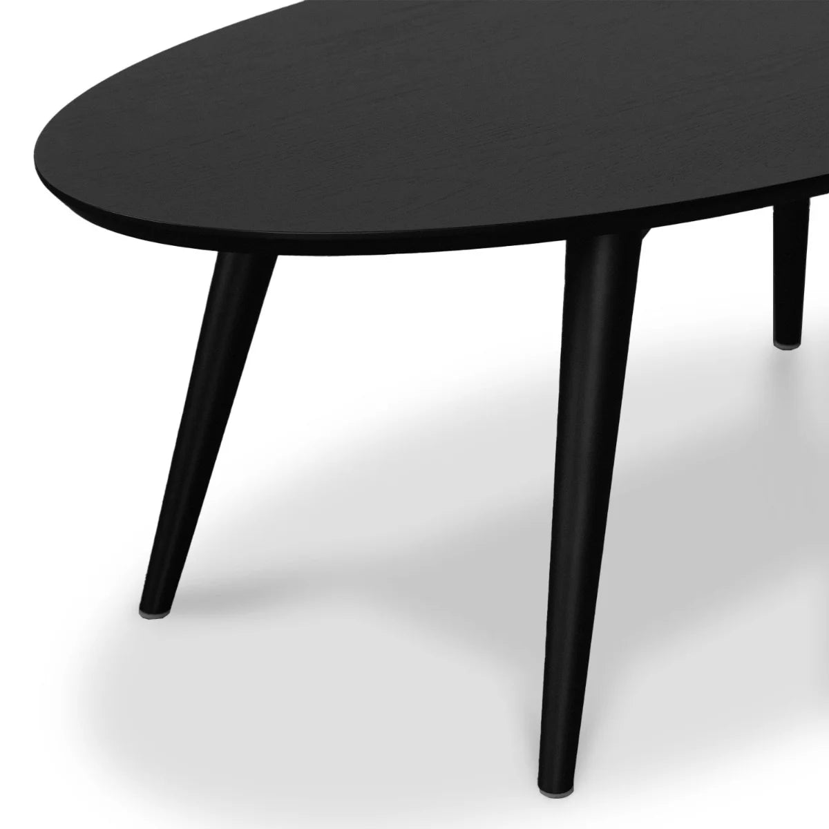 طاولة قهوة بيضاوية من إيبونيس