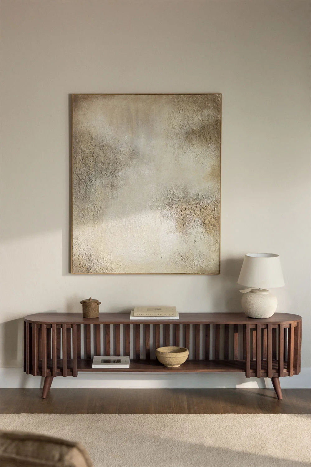 Elvar Solid Wood TV Unit