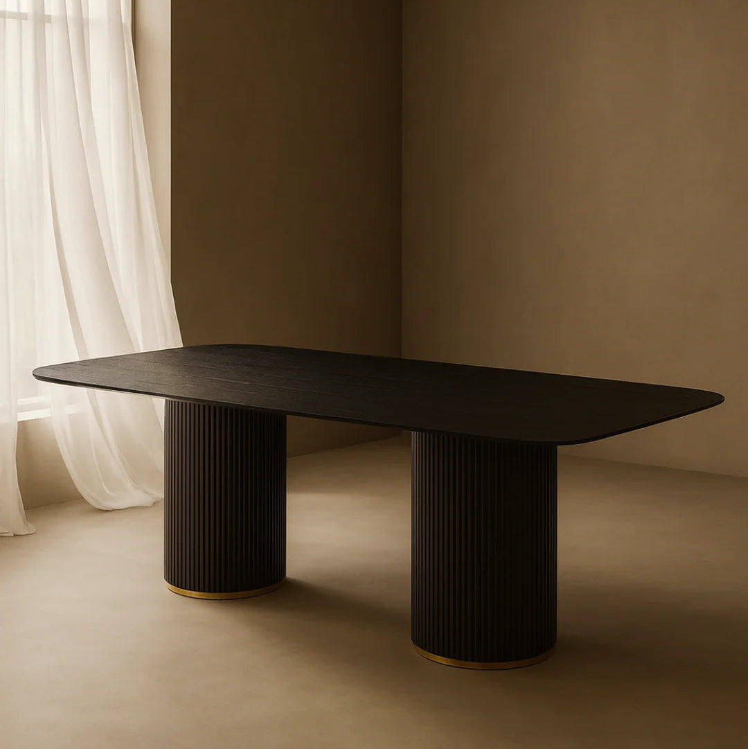 Lanita Black Dining Table