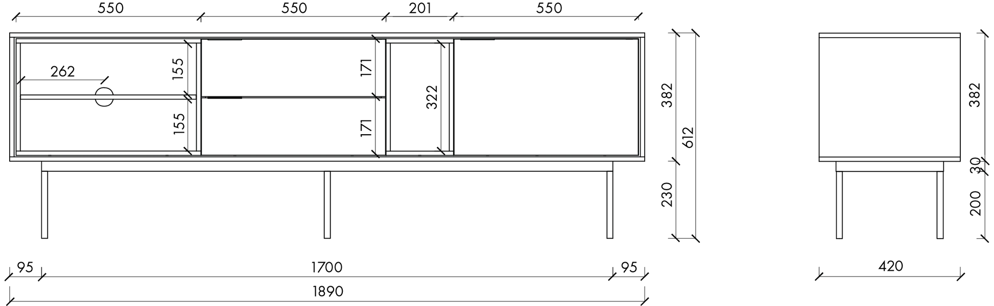 حامل تلفاز لومو