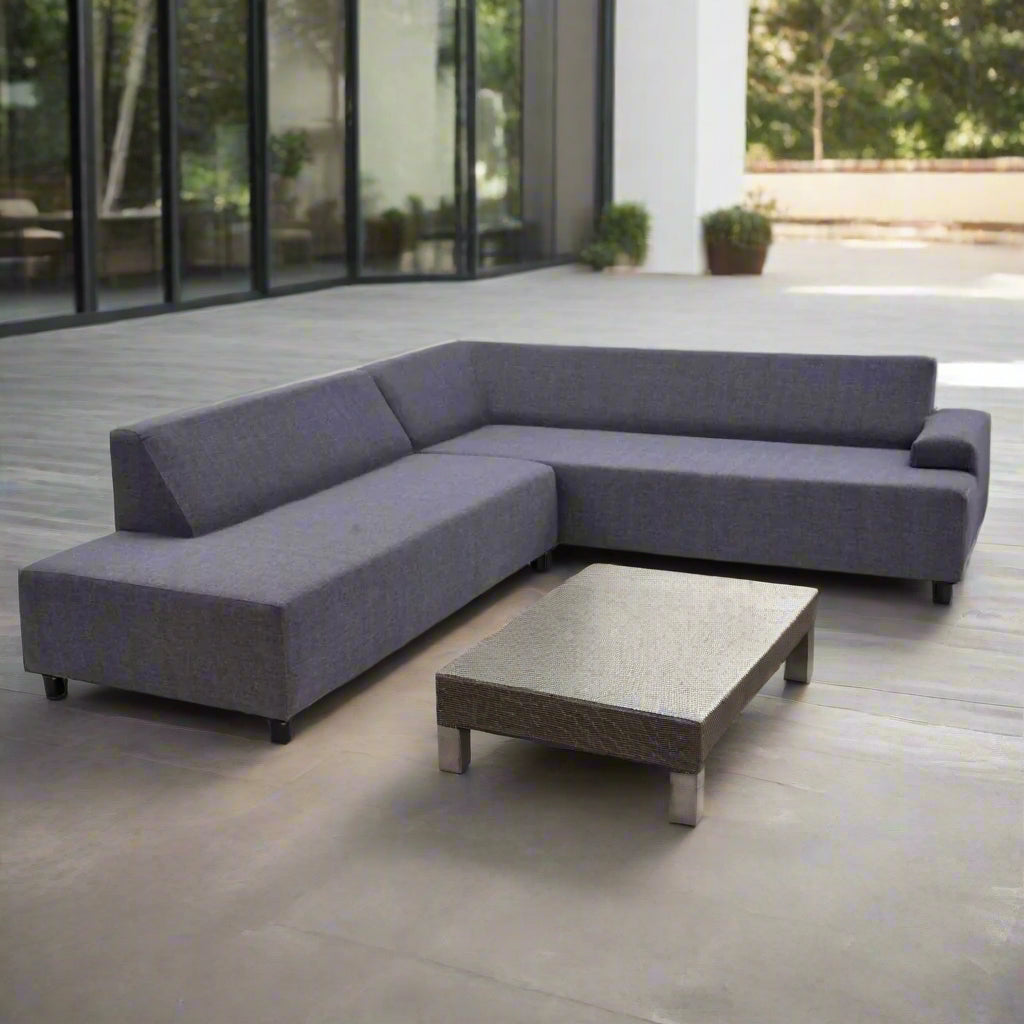 NatureNest Solid Wood Outdoor Lounge Sofa