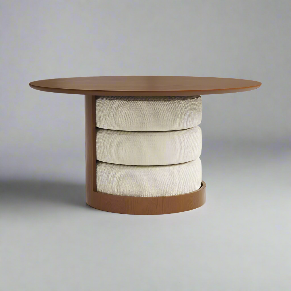 Nestora Coffee Table with Stools