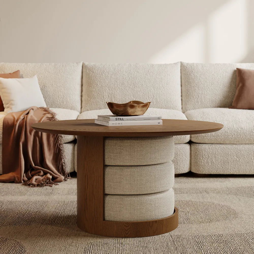 Nestora Coffee Table with Stools