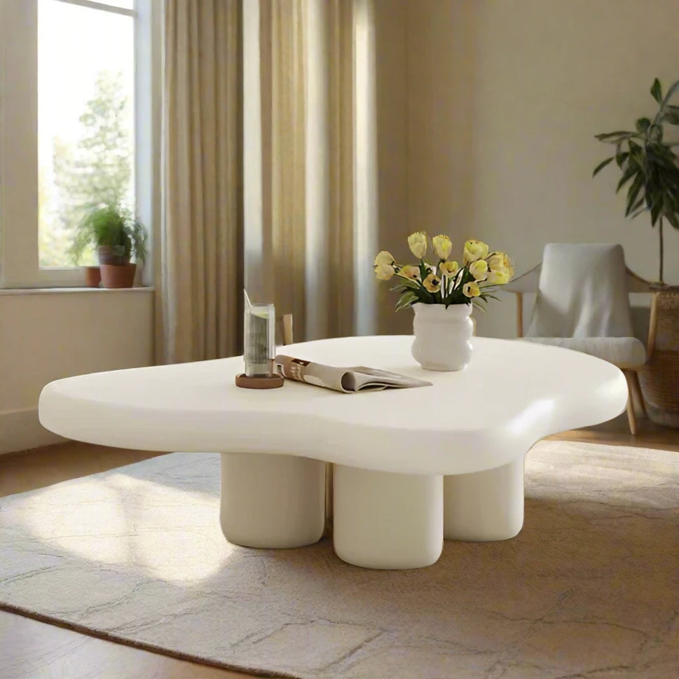 Nova White Cloud Coffee Table