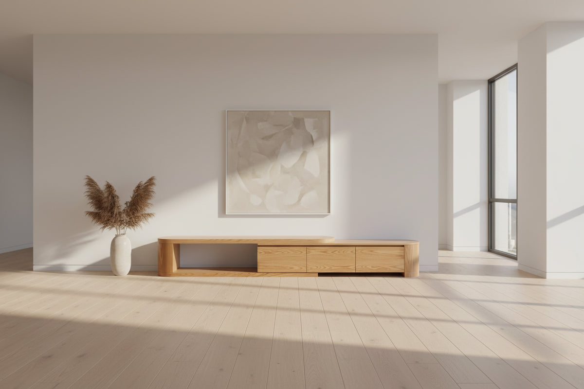 Novara Extendable Wooden TV Unit