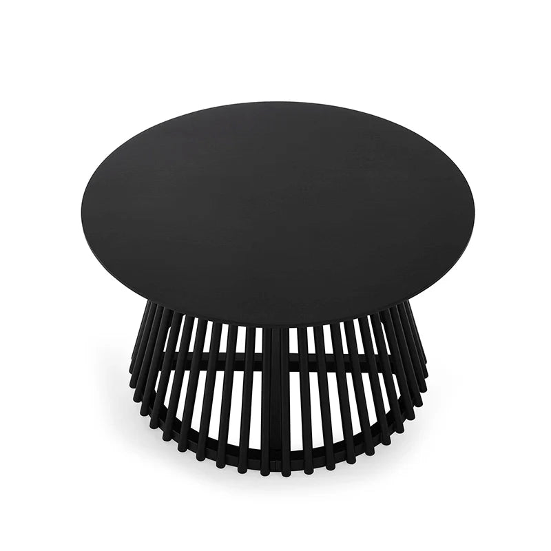 Nuvoro Black Round Coffee Table