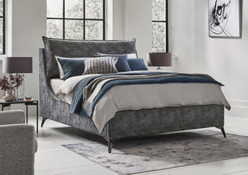 Nyrex Grey Upholstered Storage Bed (3 Sizes)