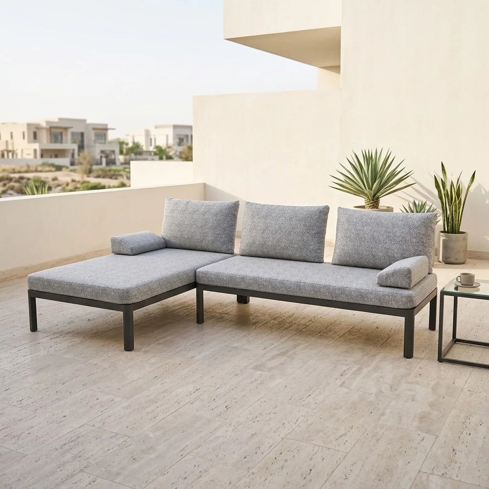 PebbleRest Solid Wood Outdoor Lounge Set