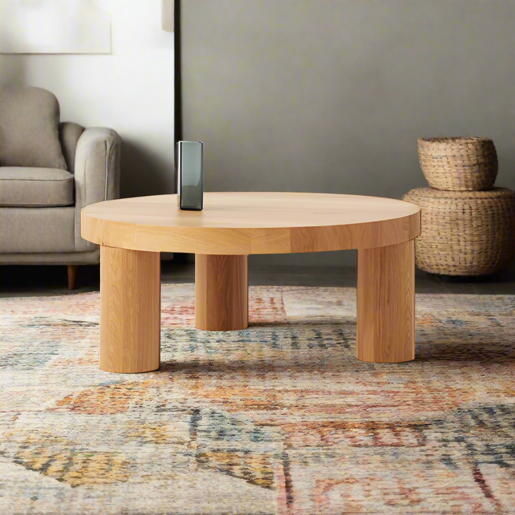 طاولة قهوة دائرية من كويرك
