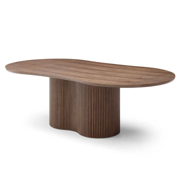 Riverstone Walnut Organic Dining Table (5 Sizes)