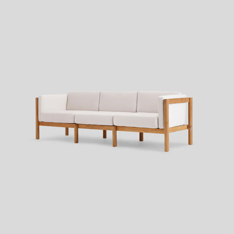 Solano Solid Teak Wood Outdoor Sofa