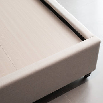 Solis Beige Upholstered Bed (3 Sizes)
