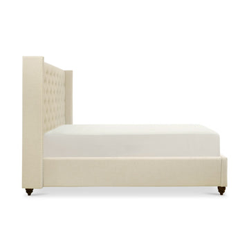 Solis Beige Upholstered Bed (3 Sizes)