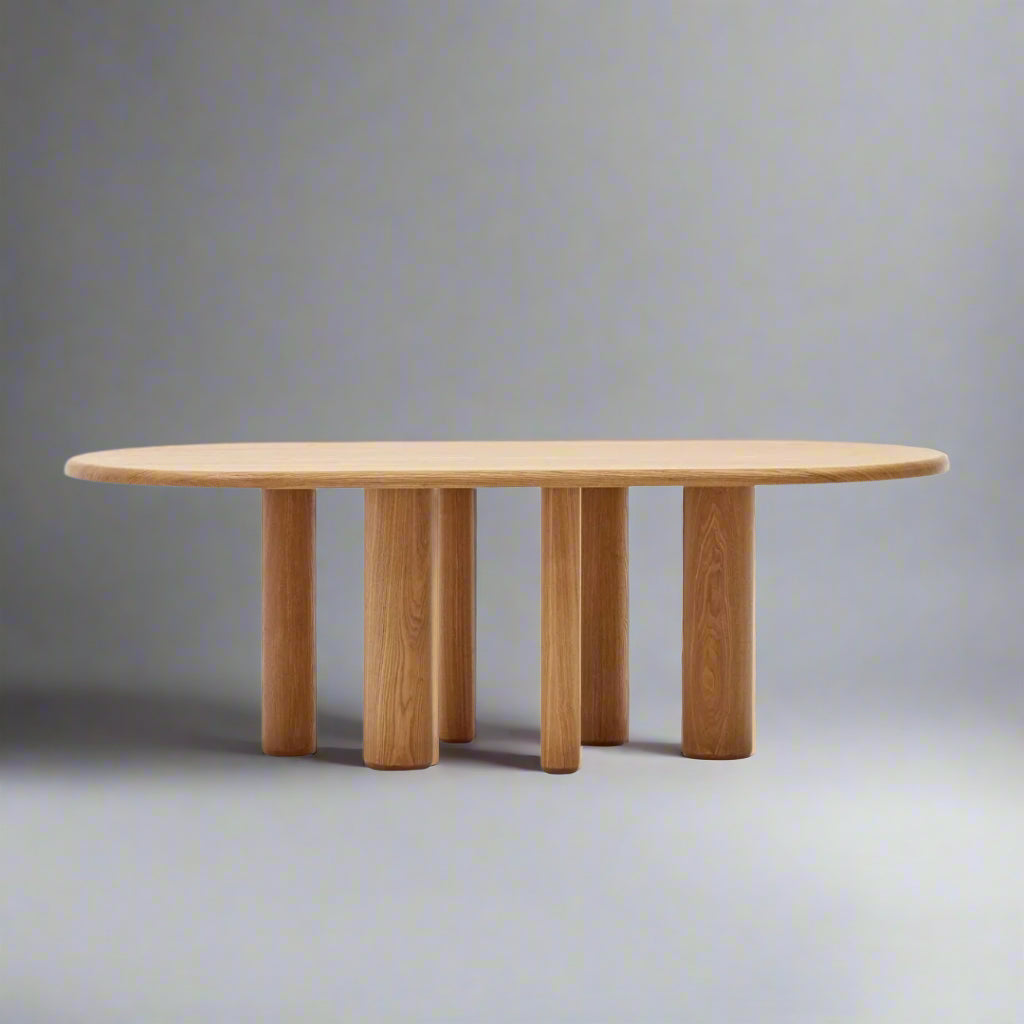 Sora Oval Wood Dining Table (5 Sizes)