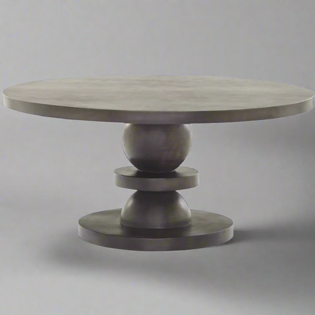 Timberos Round Solid Wood Dining Table (4 Sizes)