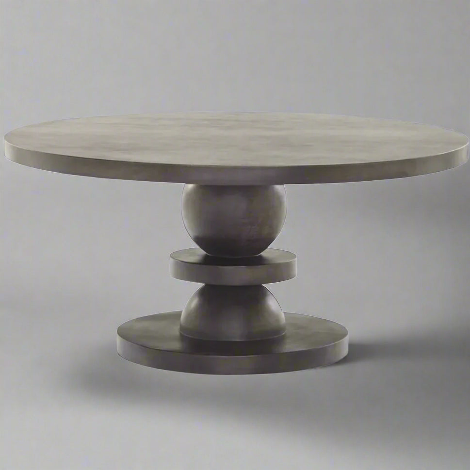 Timberos Round Solid Wood Dining Table (4 Sizes)