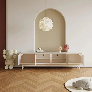 Vaylo White TV Unit