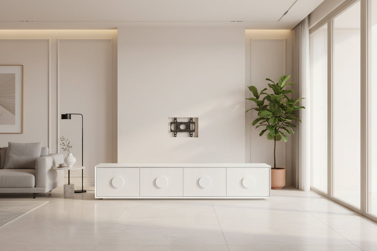 Verno Low Wooden TV Unit