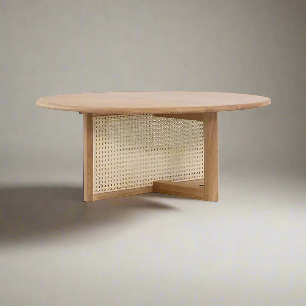 Willow Round Rattan Coffee Table