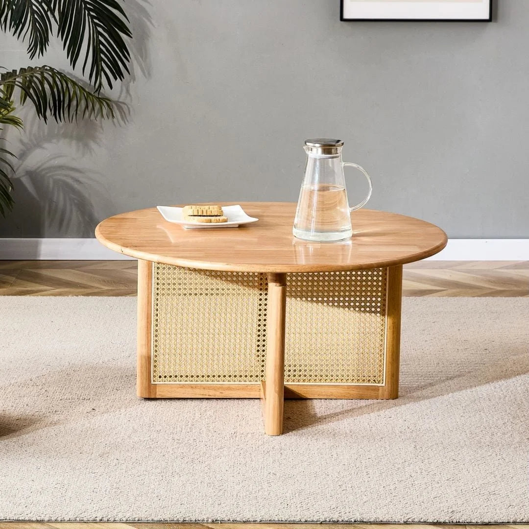 Willow Round Rattan Coffee Table