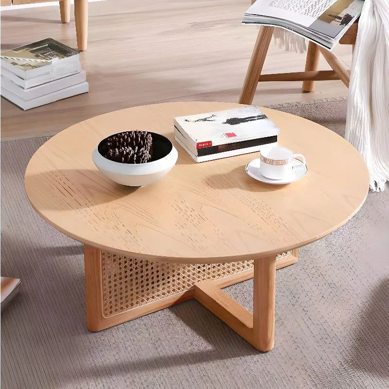 Willow Round Rattan Coffee Table