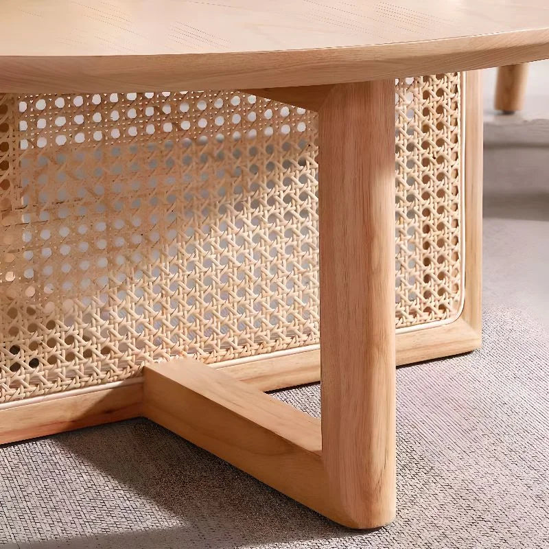 Willow Round Rattan Coffee Table