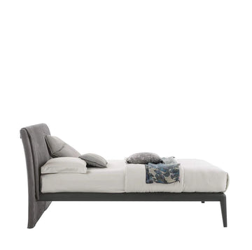 Zayma Grey Upholstered Bed (3 Sizes)