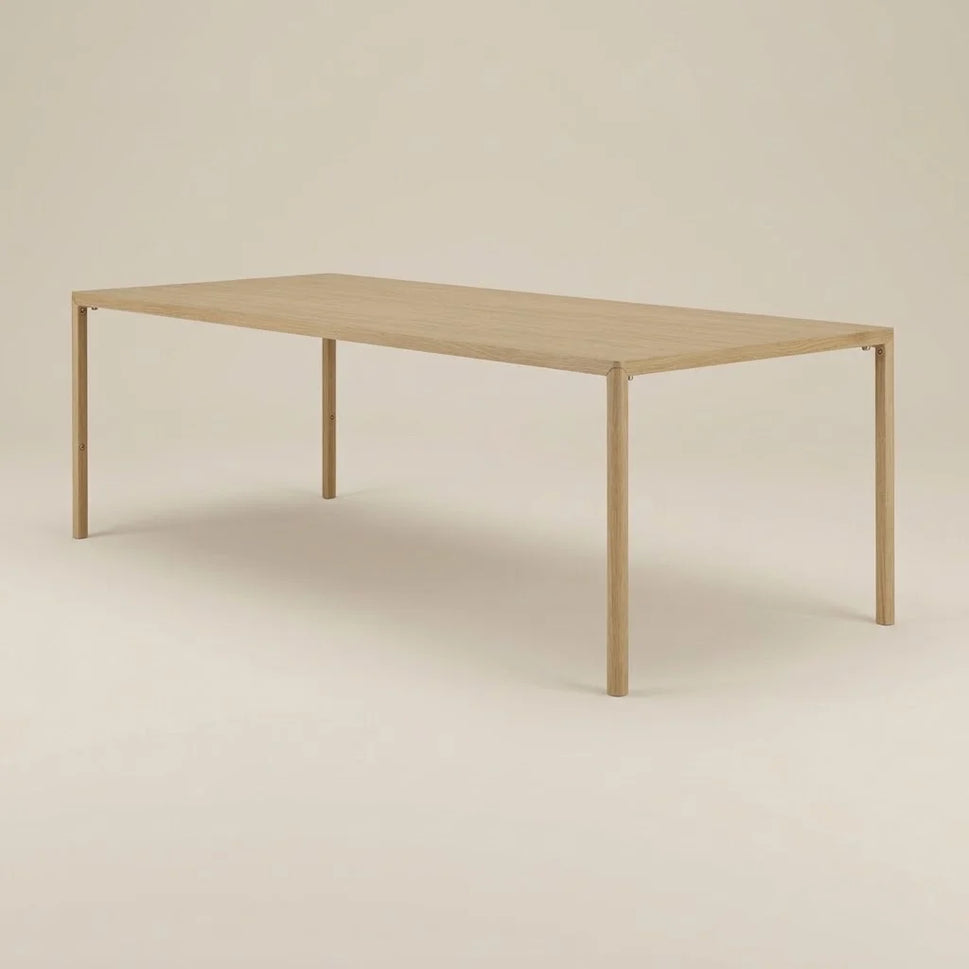 Zephyr Natural Solid Wood Rectangular Dining Table (5 Sizes)