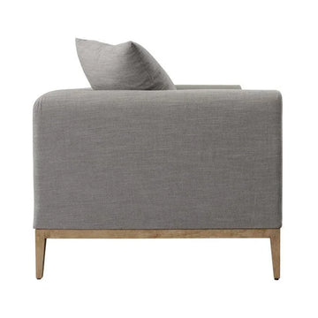 Aero Light Grey 3 Seater Fabric Sofa