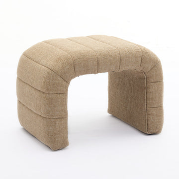 Blake Camel Textured Weave Stool