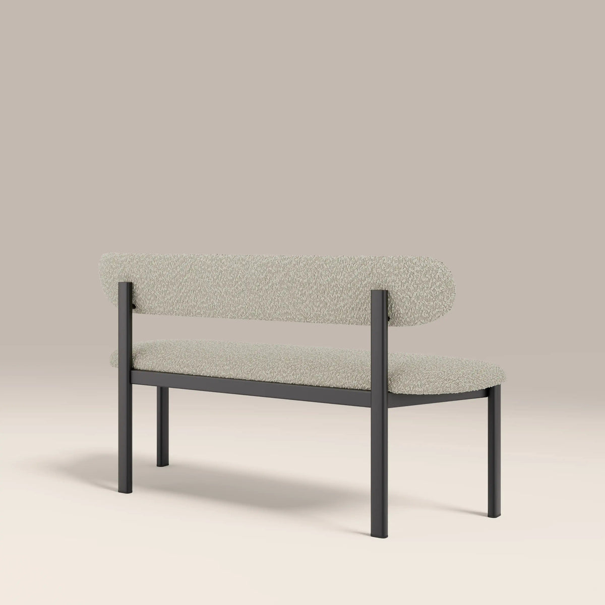 Layan Cream Fabric Dining Bench