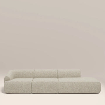 Lyra Cream 3 Seater Boucle Divan Sofa
