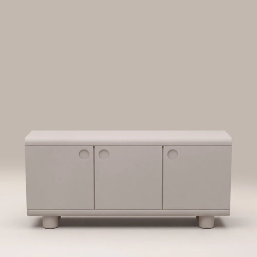 Mila Light Grey Sideboard – front view