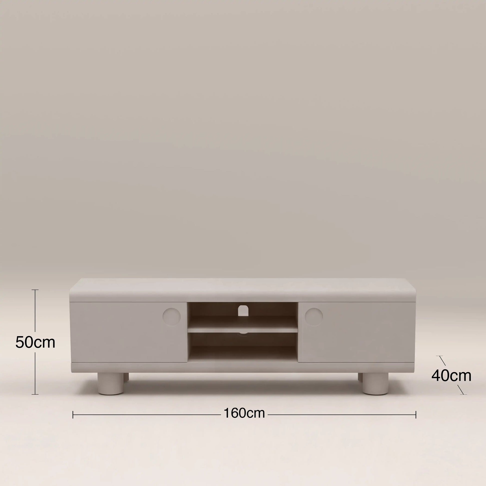 Mila TV Stand – Light Grey