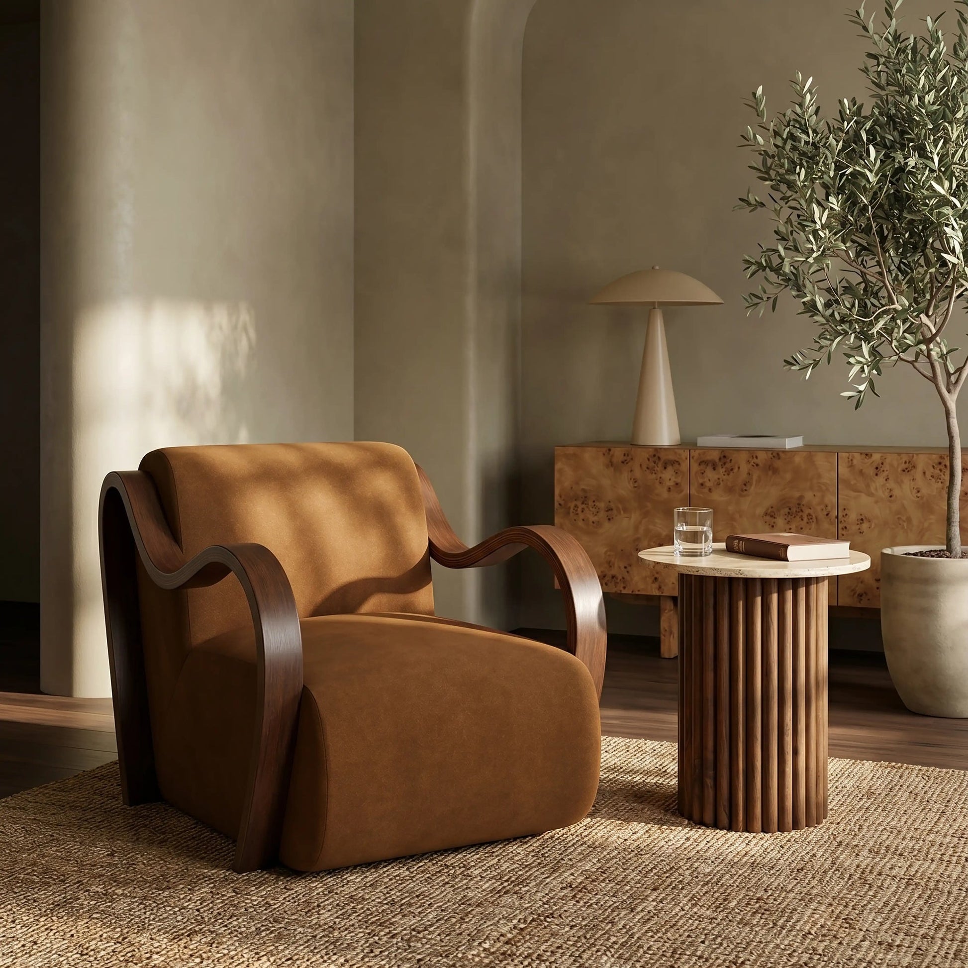 Nadia Accent Chair – Cream