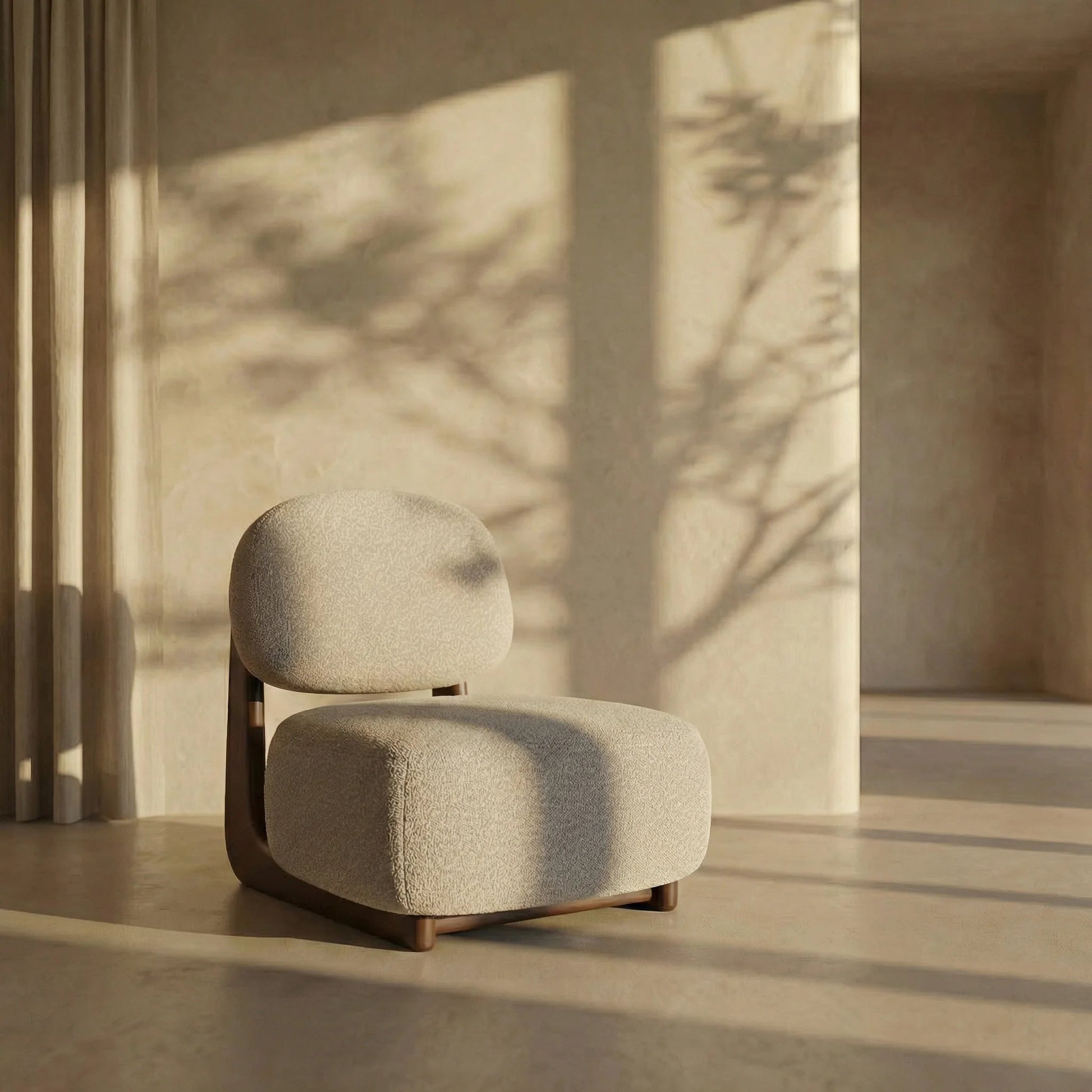 Naila Accent Chair – Cream