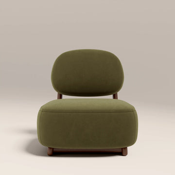 Naila Olive Green Accent Chair