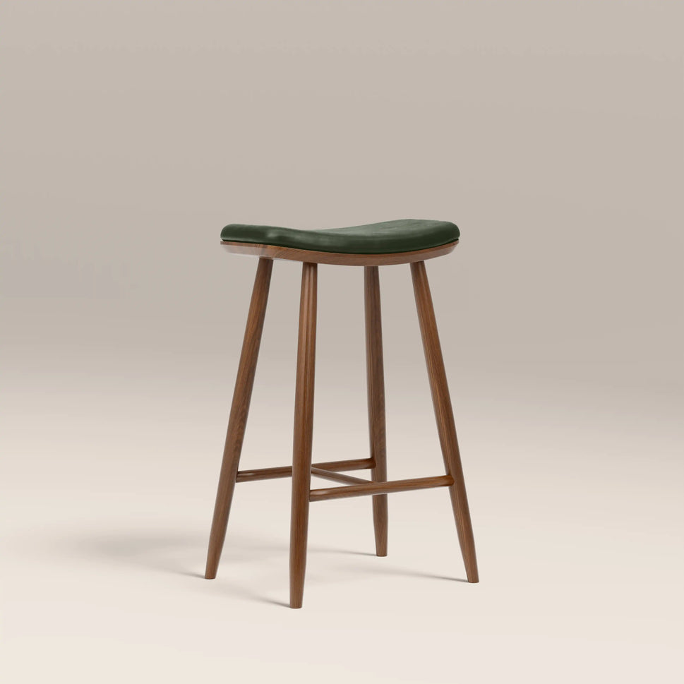 Nora Green Wooden Counter Stool
